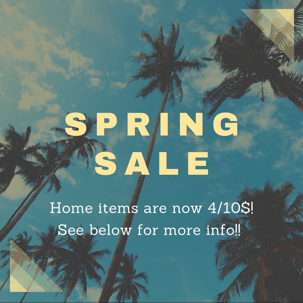 Most Home items now 4/10$!